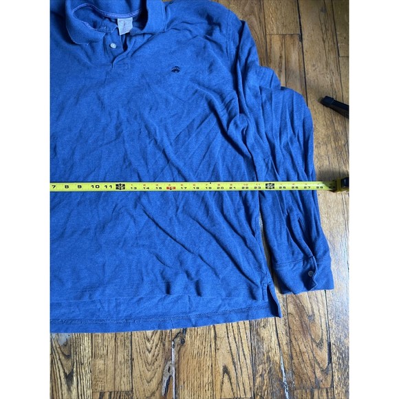 Brooks Brothers XL Long Sleeve Polo Navy Blue - Picture 6 of 6